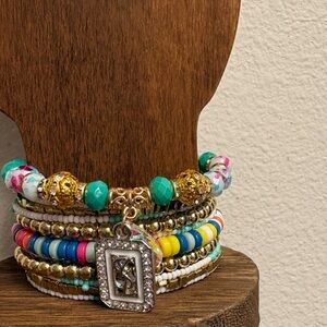 Colorful Beaded Bracelet Set custom made!